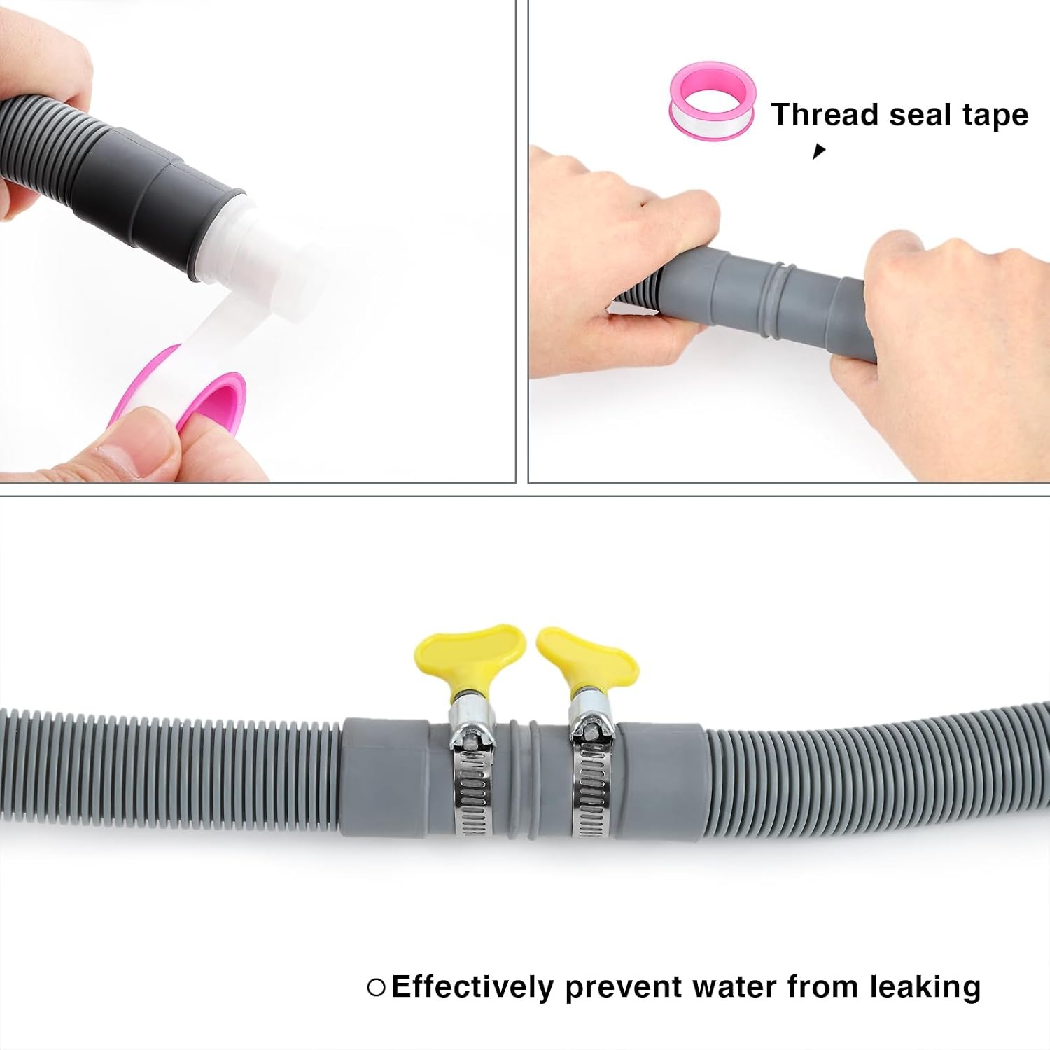5m Drain Hose Extension Kit for Washing Machines and Dishwashers: image 4