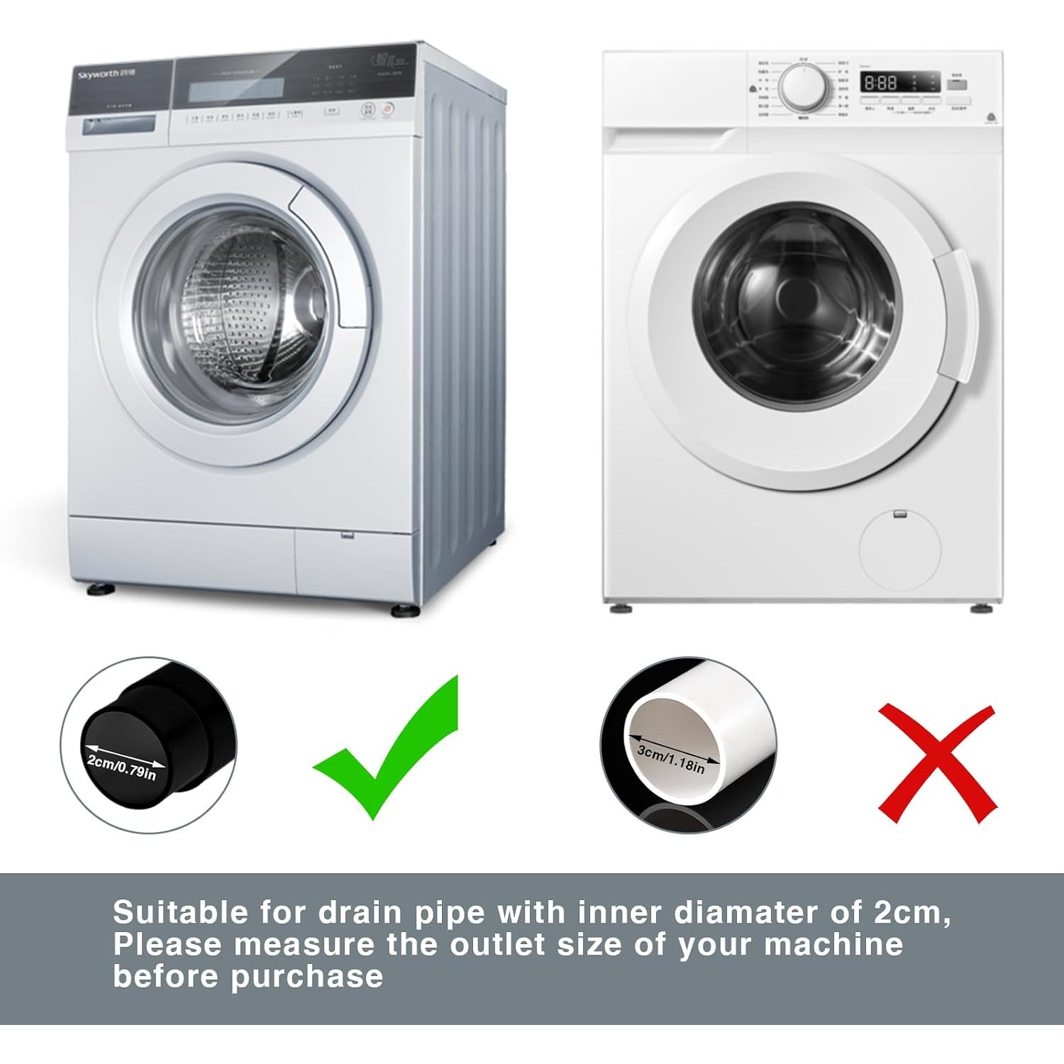 5m Drain Hose Extension Kit for Washing Machines and Dishwashers: image 5