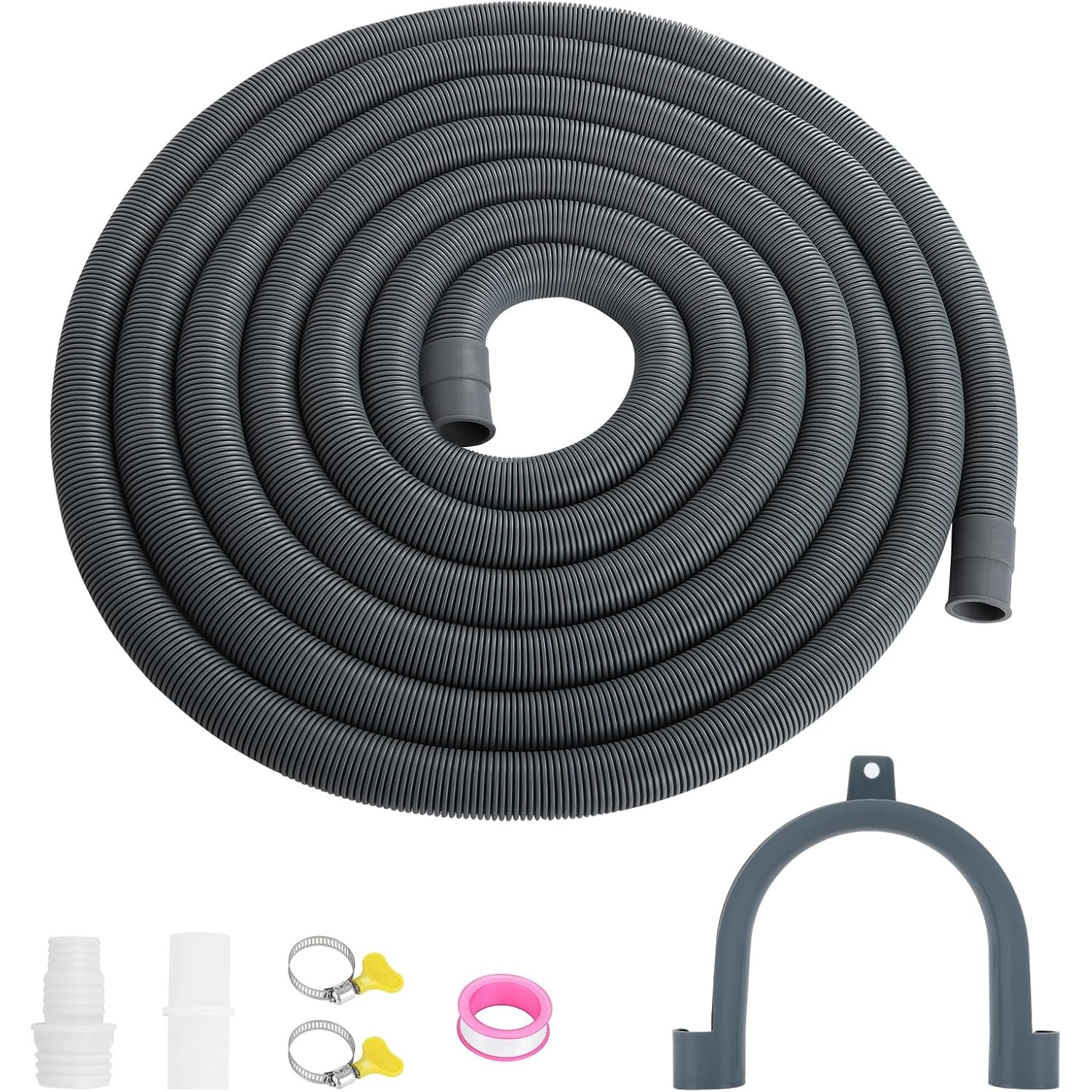 5m Drain Hose Extension Kit for Washing Machines and Dishwashers
