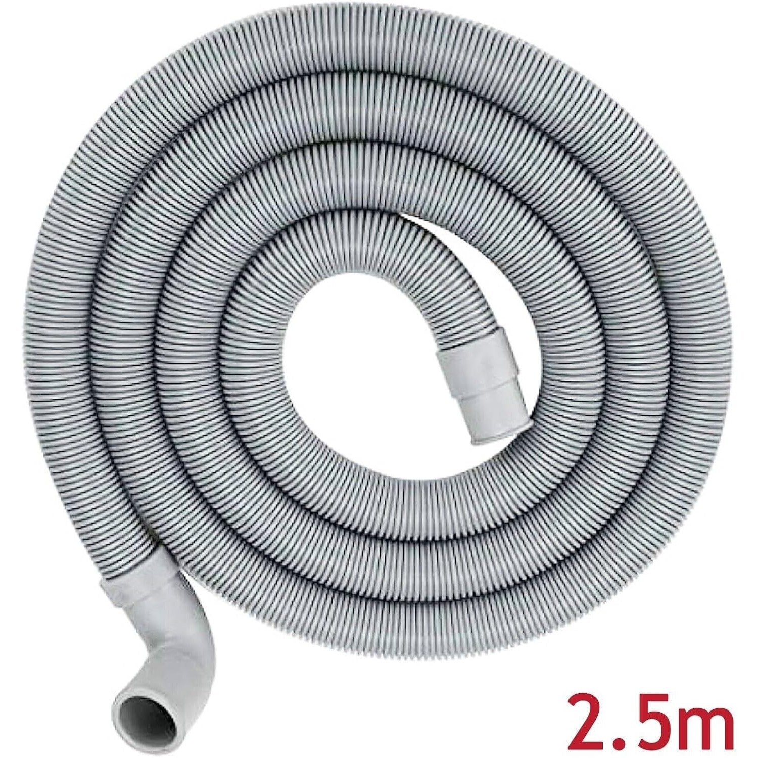 2.5m Universal Washing Machine Drain Hose with Right Angle End: image 3