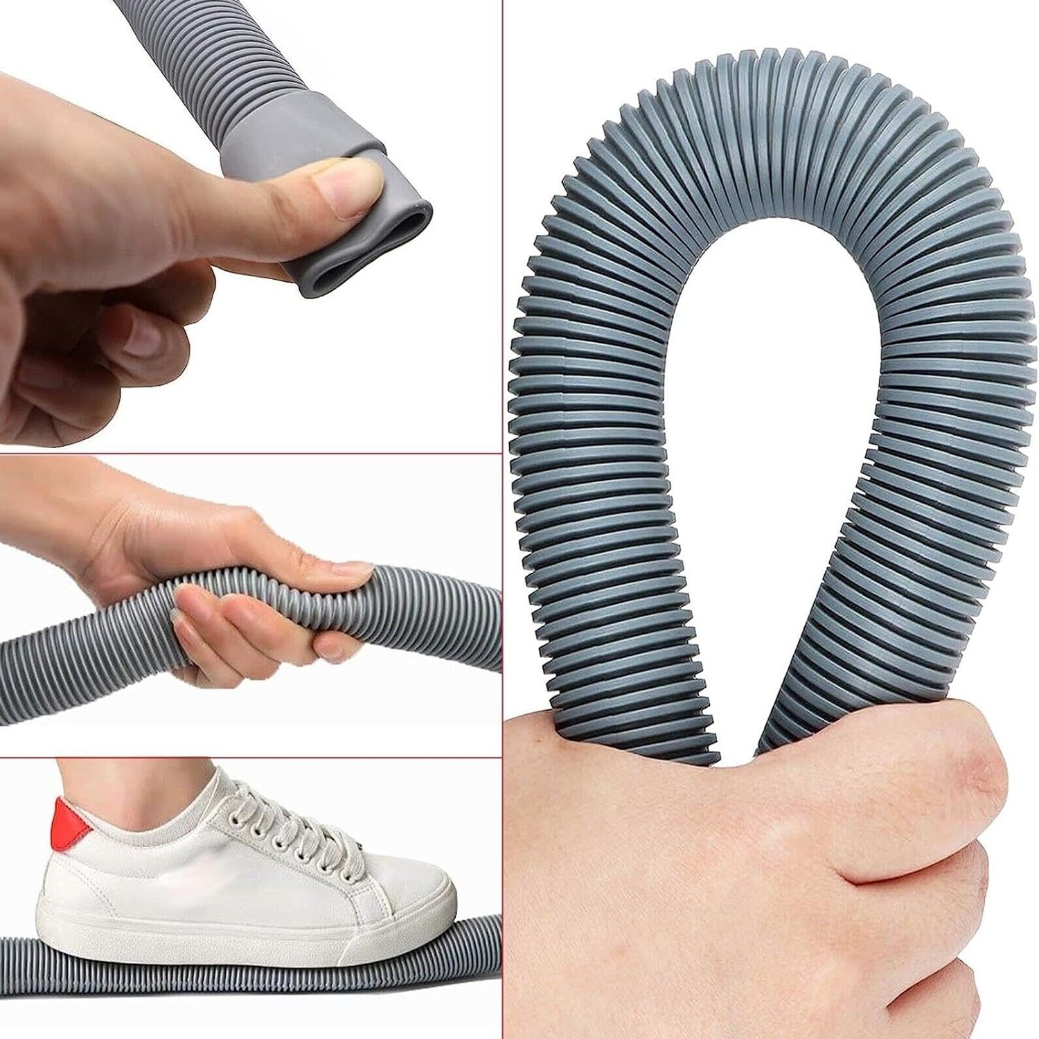 2.5m Universal Washing Machine Drain Hose with Right Angle End: image 4