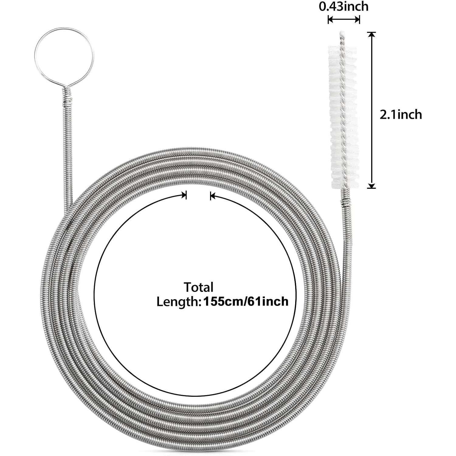 155cm Flexible Drain Cleaning Brush: image 6