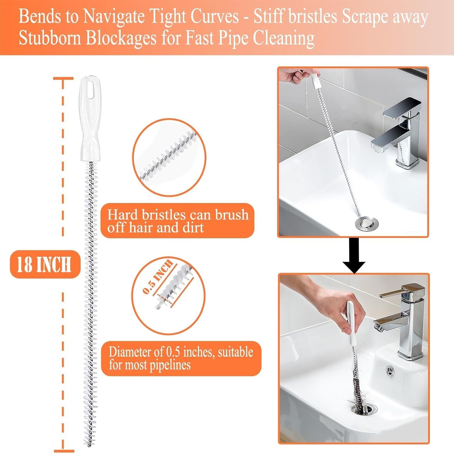 Drain Snake Set with Grabber Claw: image 4