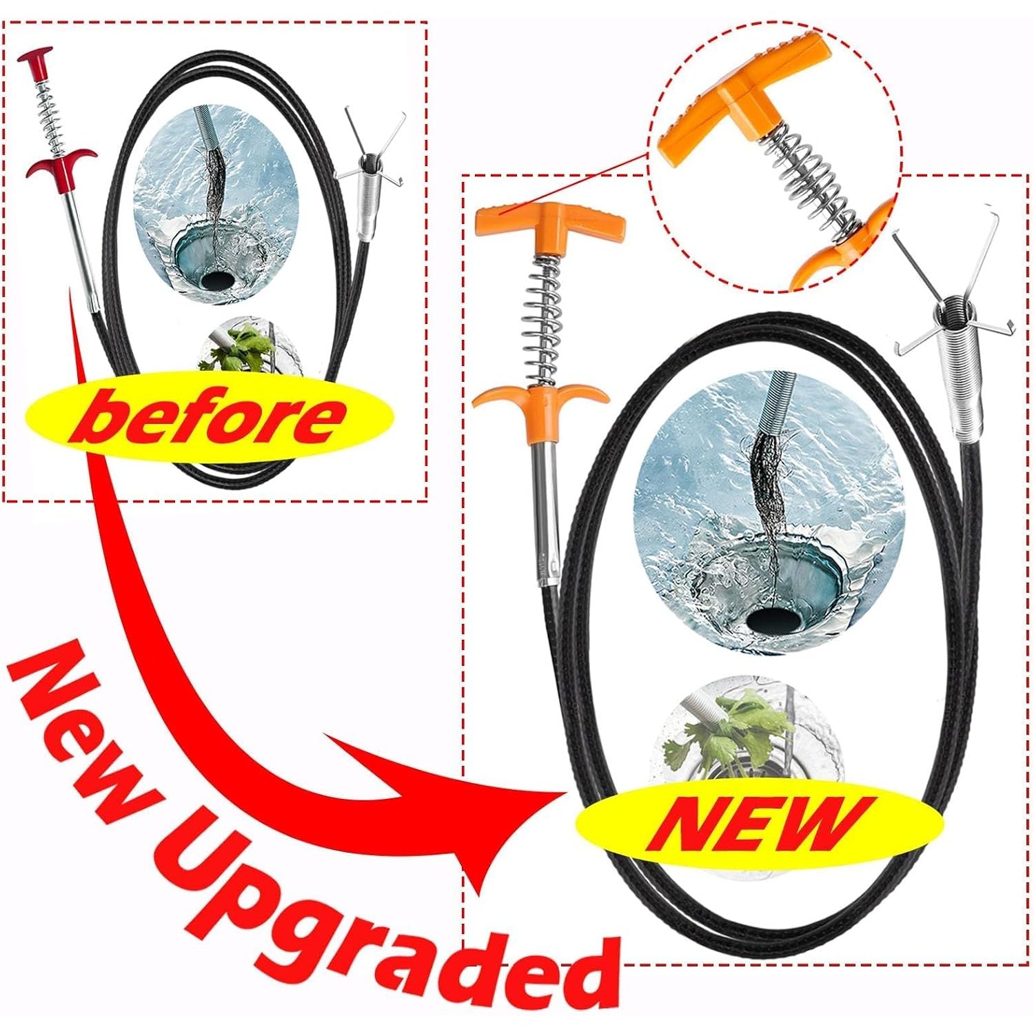 Drain Snake Set with Grabber Claw: image 5