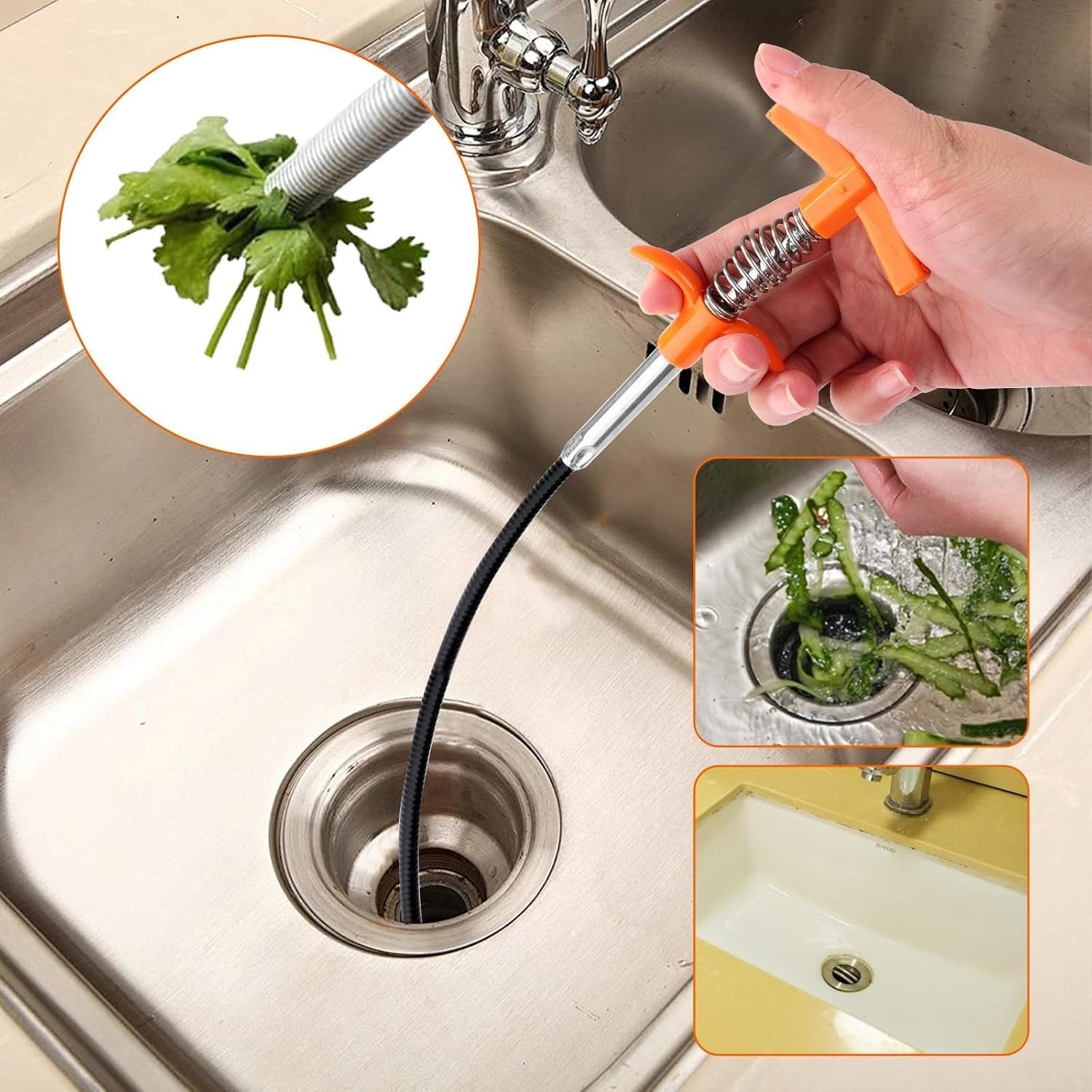 Drain Snake Set with Grabber Claw: image 7