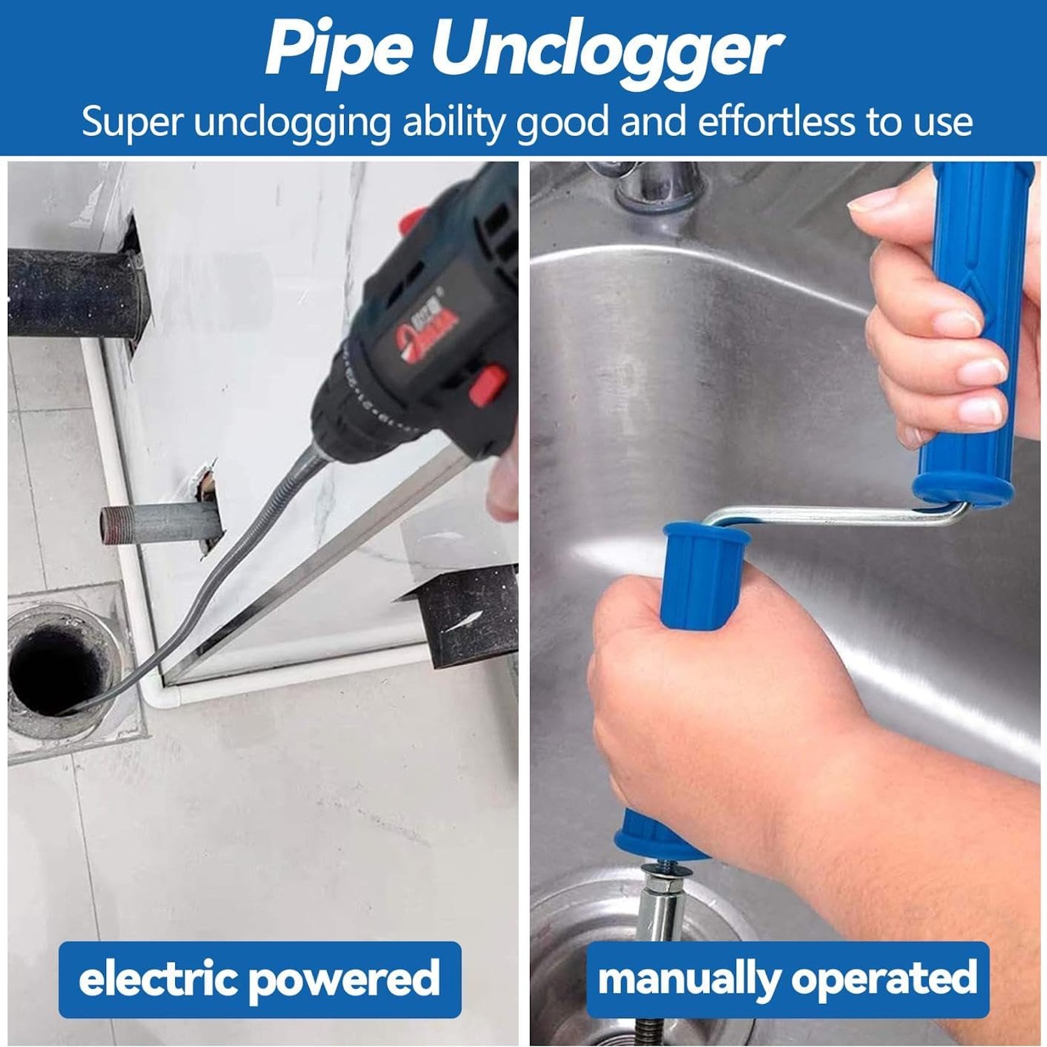 5m Pipe Cleaning Spiral with 6 Cutter Heads: image 5