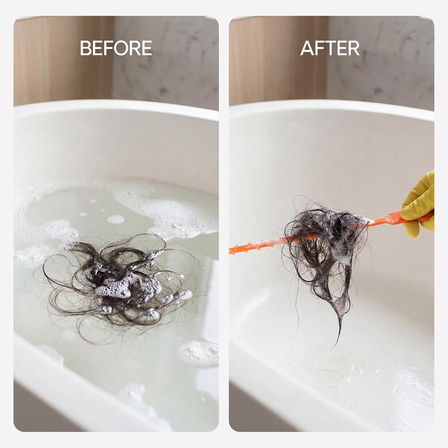 Stainless Steel Sink Unblocker Set, 6 Piece Drain Cleaning Kit: image 7