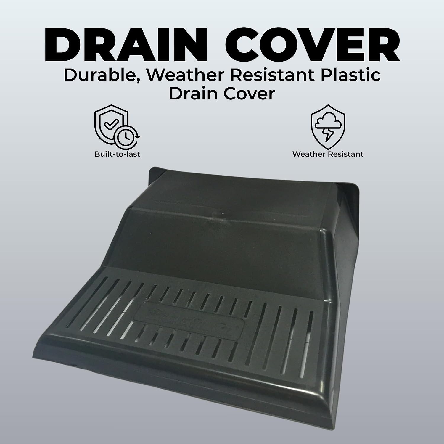Outdoor Drain Cover 30cm, 2 Pack Grid Leaf Guard: image 2
