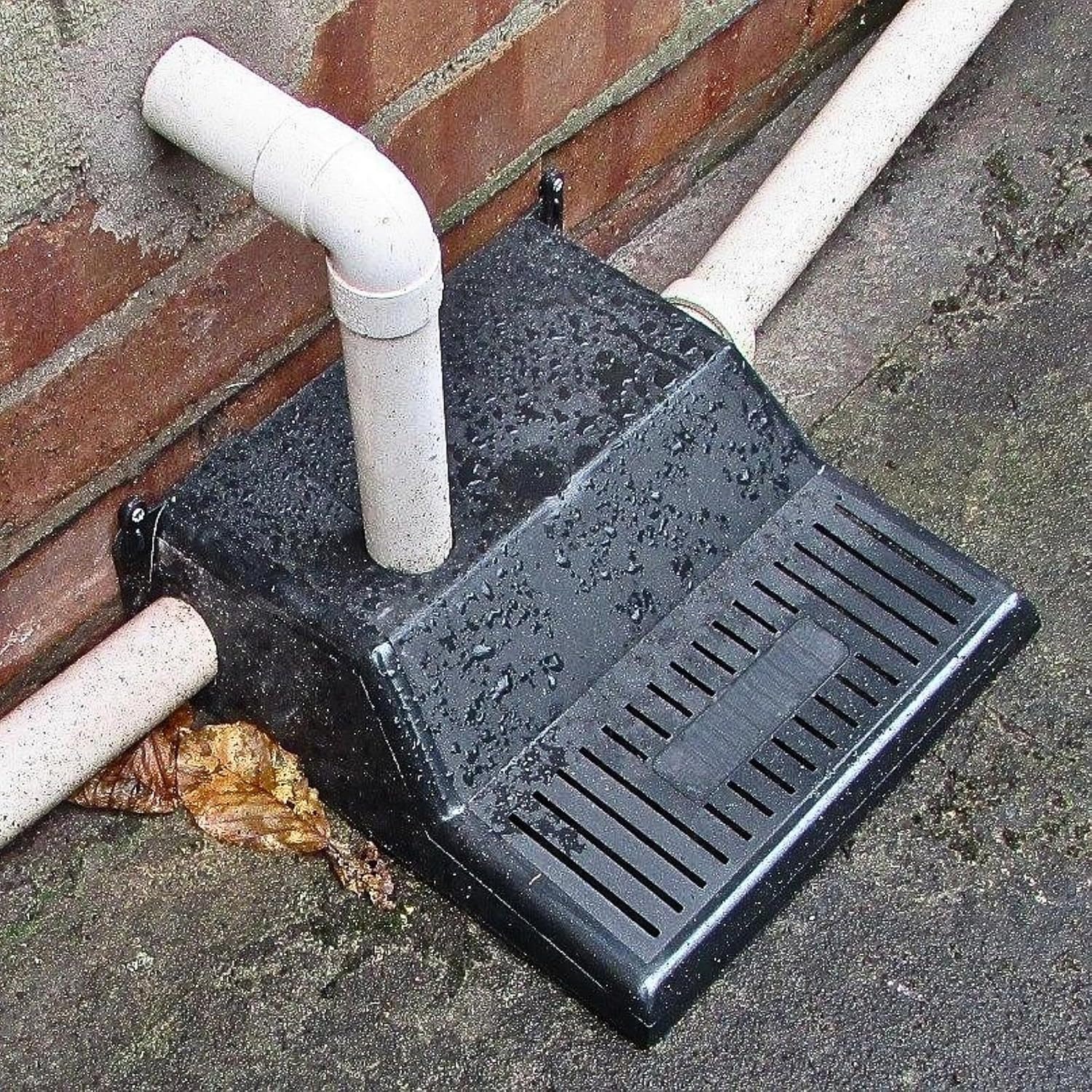 Outdoor Drain Cover 30cm, 2 Pack Grid Leaf Guard: image 6