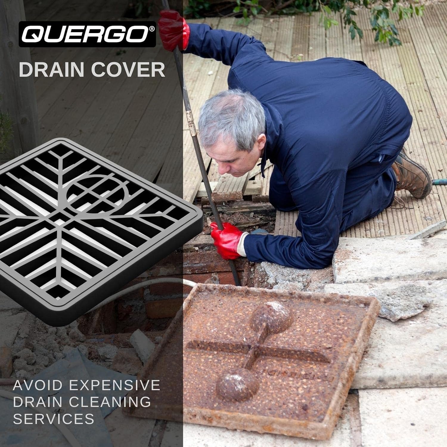 150mm Square Outdoor Drain Cover Grid: image 6