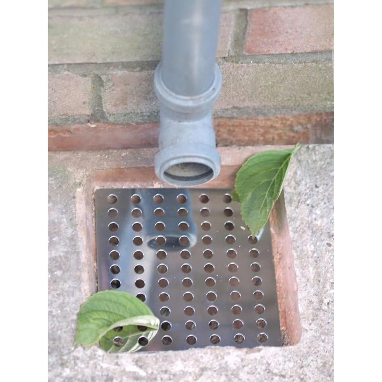 Stainless Steel Swirl Drain Cover 15cm (2 Pack)