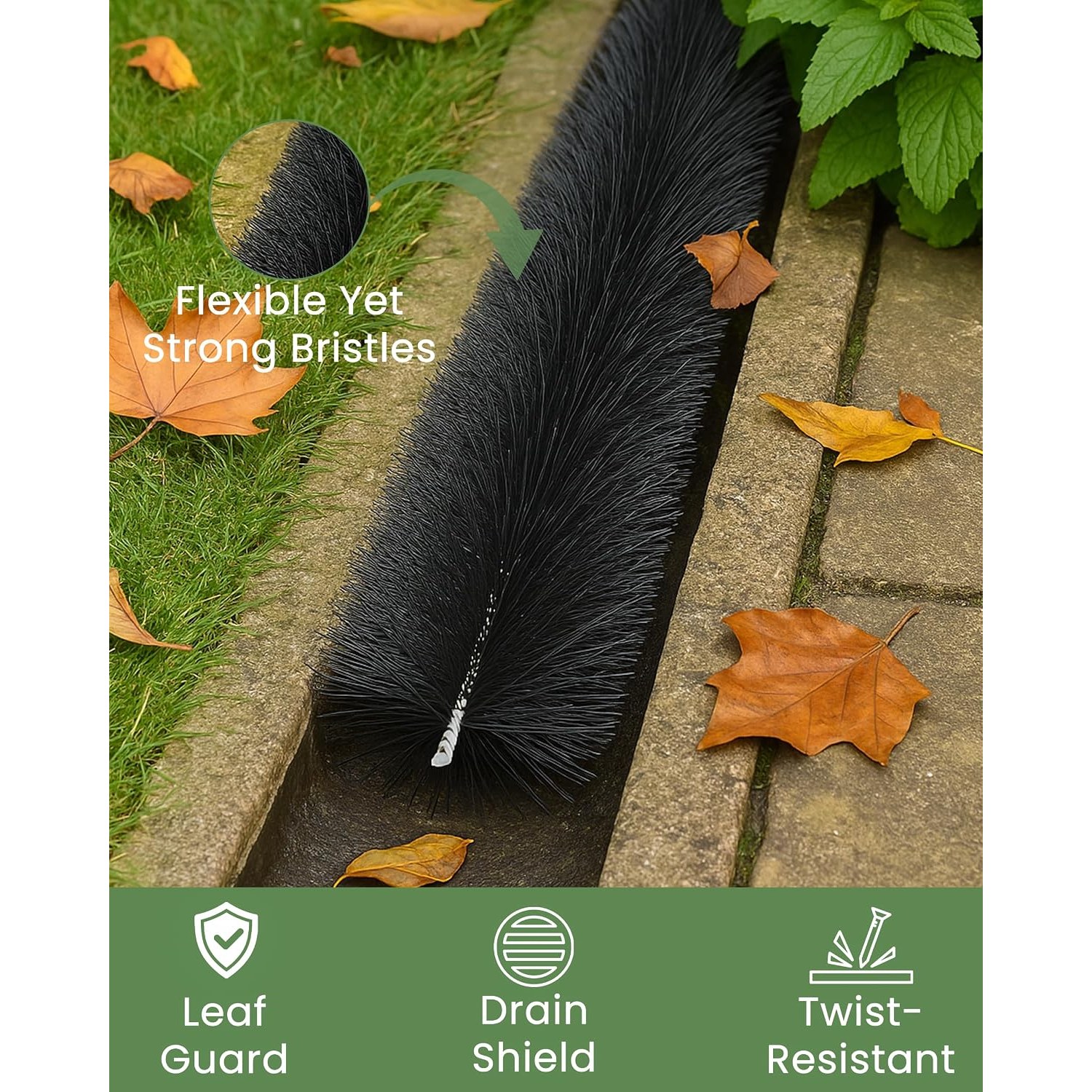 Gutter Brush Leaf Guard 4m Roll: image 3