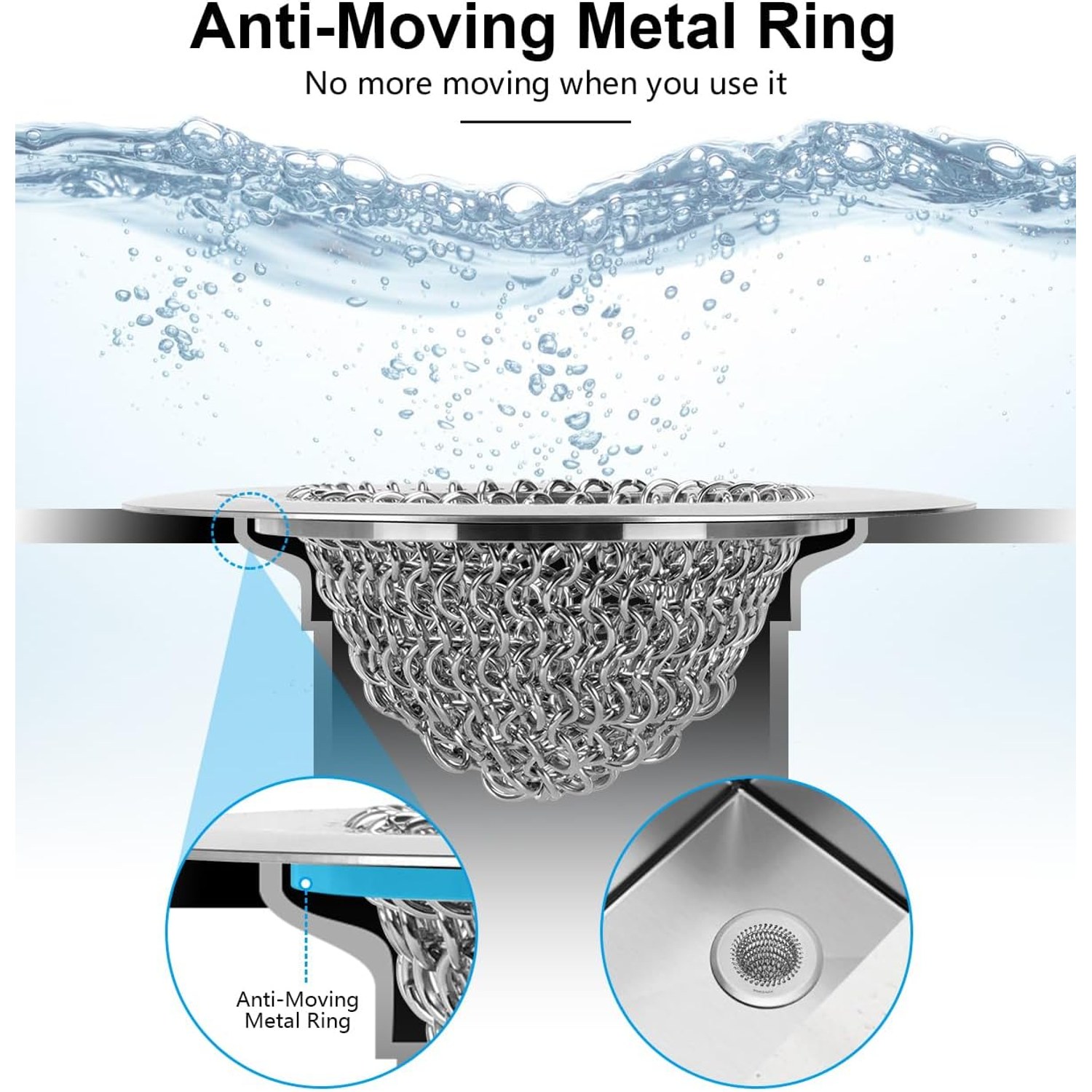 Reversible Sink Strainer and Stopper Set: image 4
