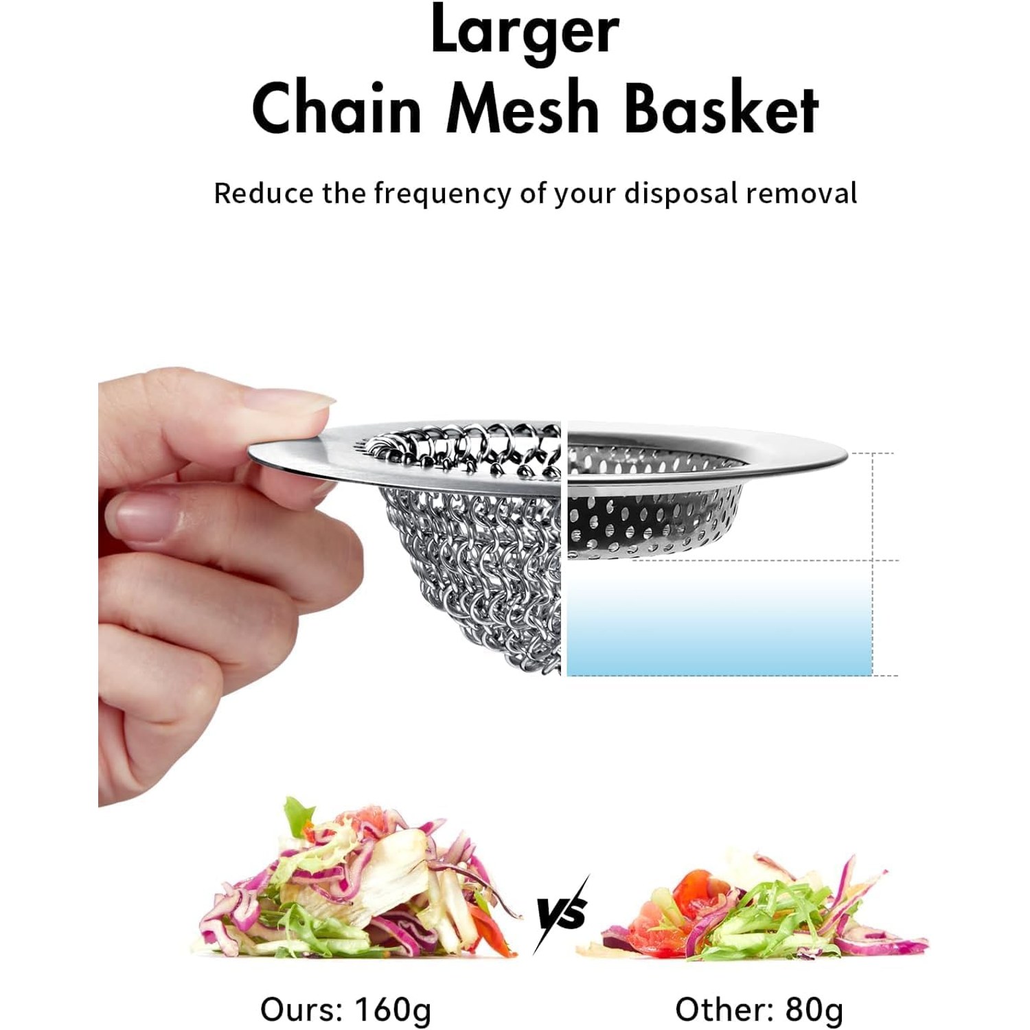 Reversible Sink Strainer and Stopper Set: image 6
