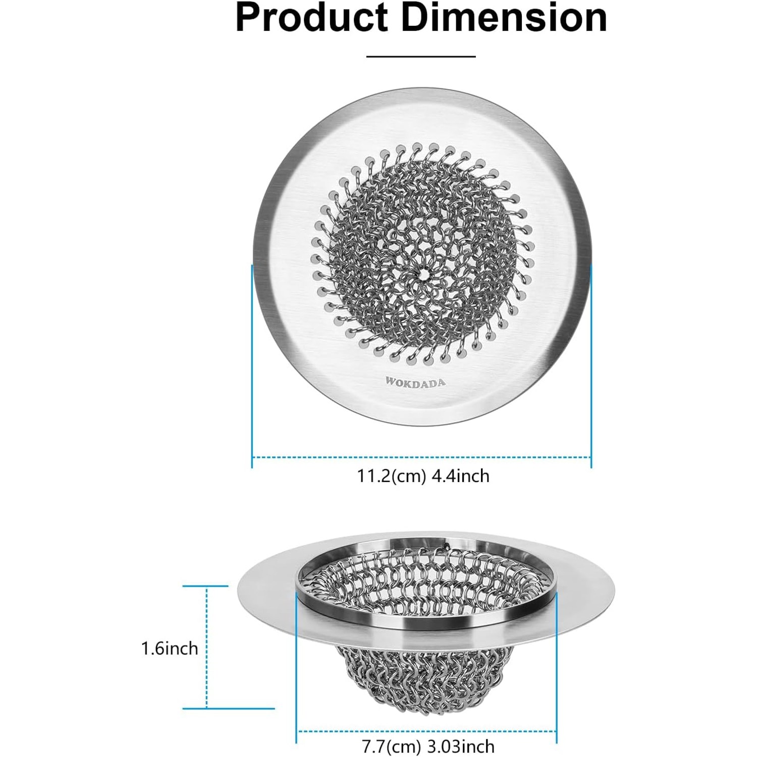Reversible Sink Strainer and Stopper Set: image 7