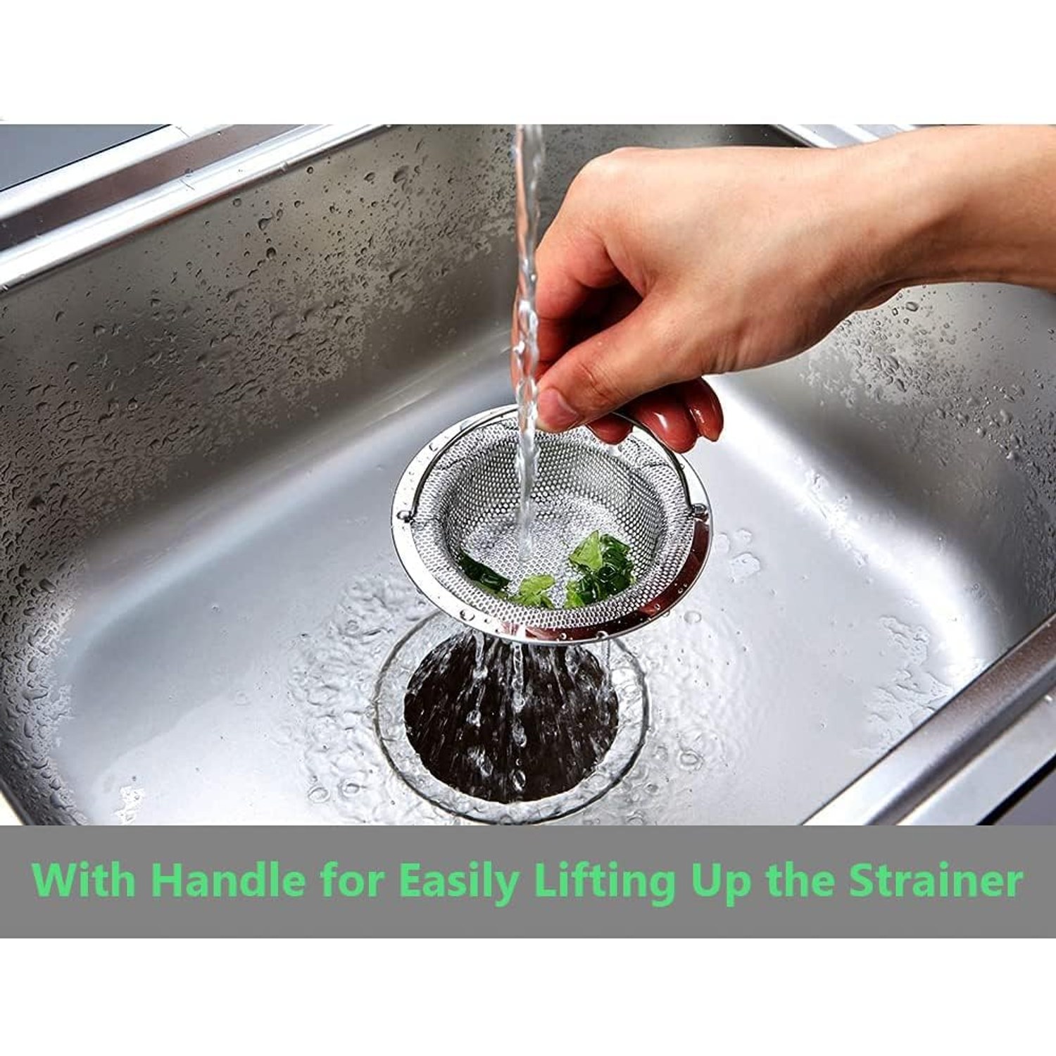 Sink Strainer with Lift Handle (2 Pack): image 6
