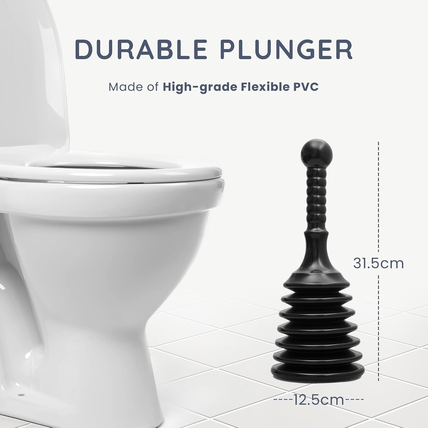 Accordion Bellows Sink Plunger: image 3