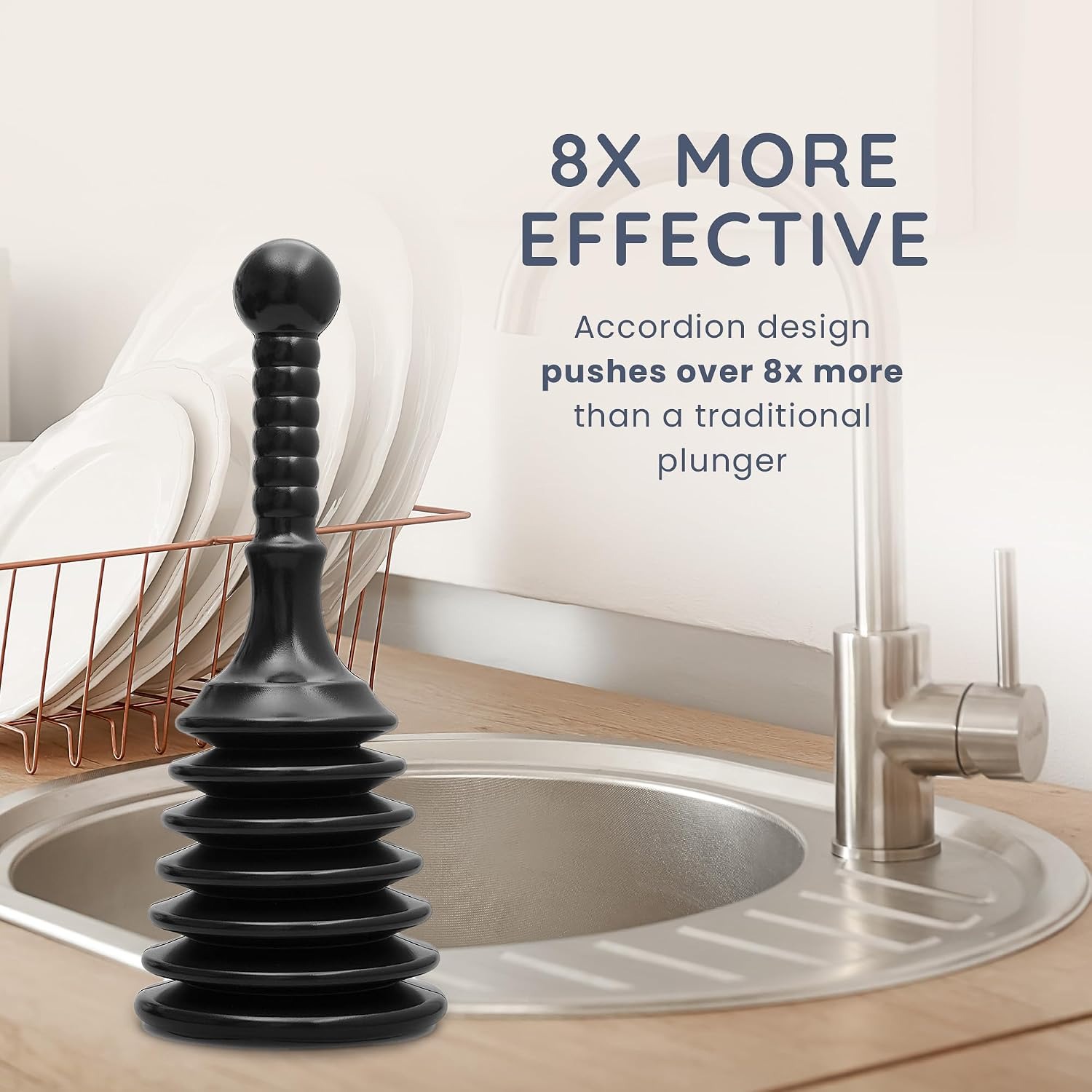 Accordion Bellows Sink Plunger: image 4