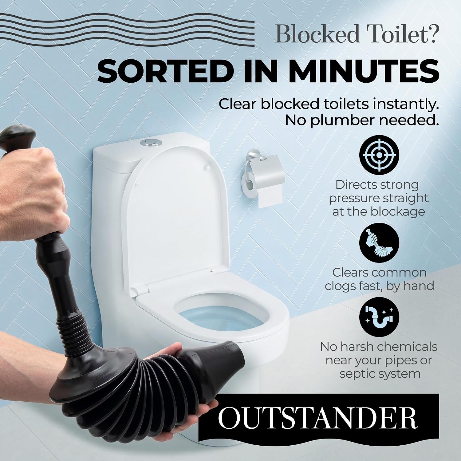 Bellows Toilet Plunger: image 2