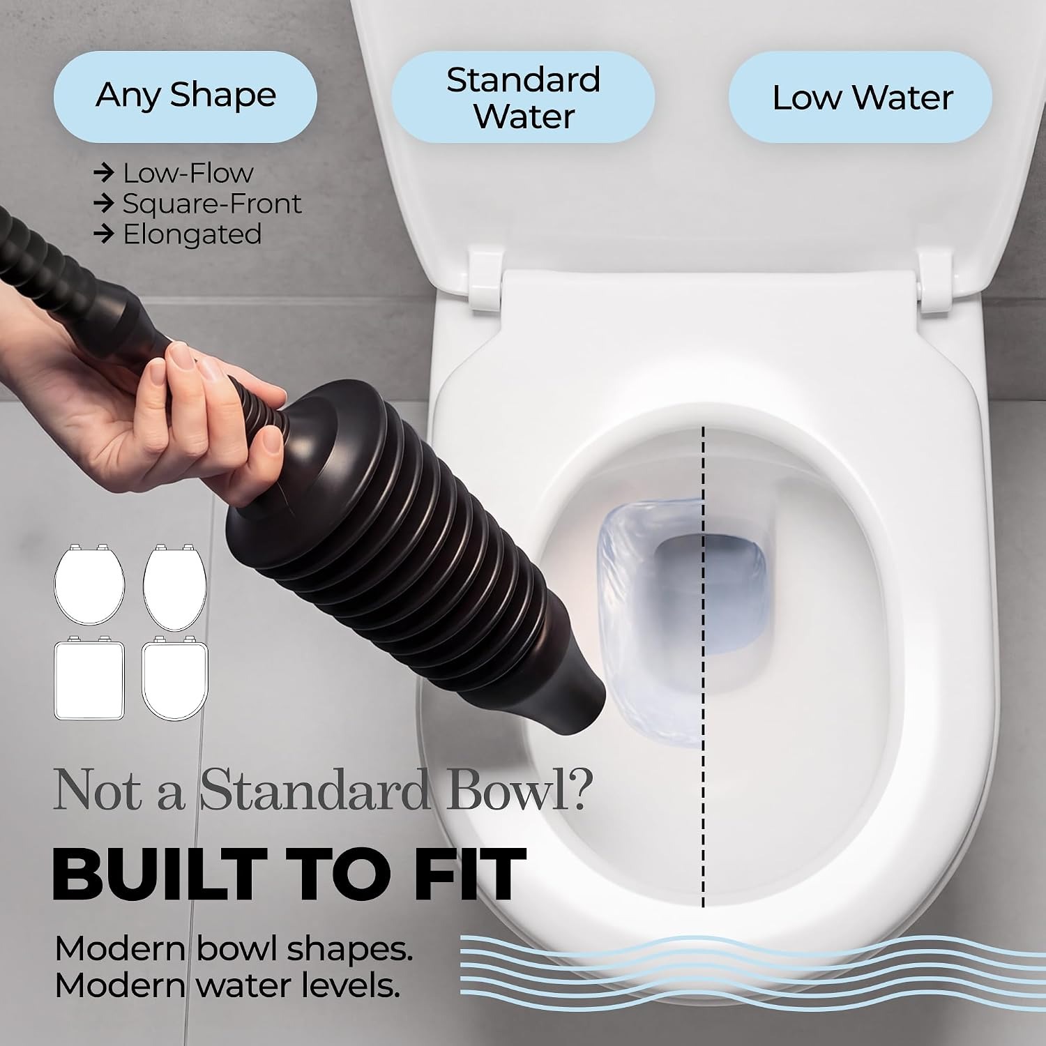 Bellows Toilet Plunger: image 5