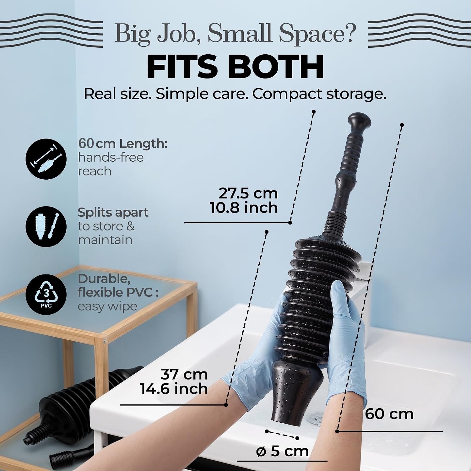 Bellows Toilet Plunger: image 7