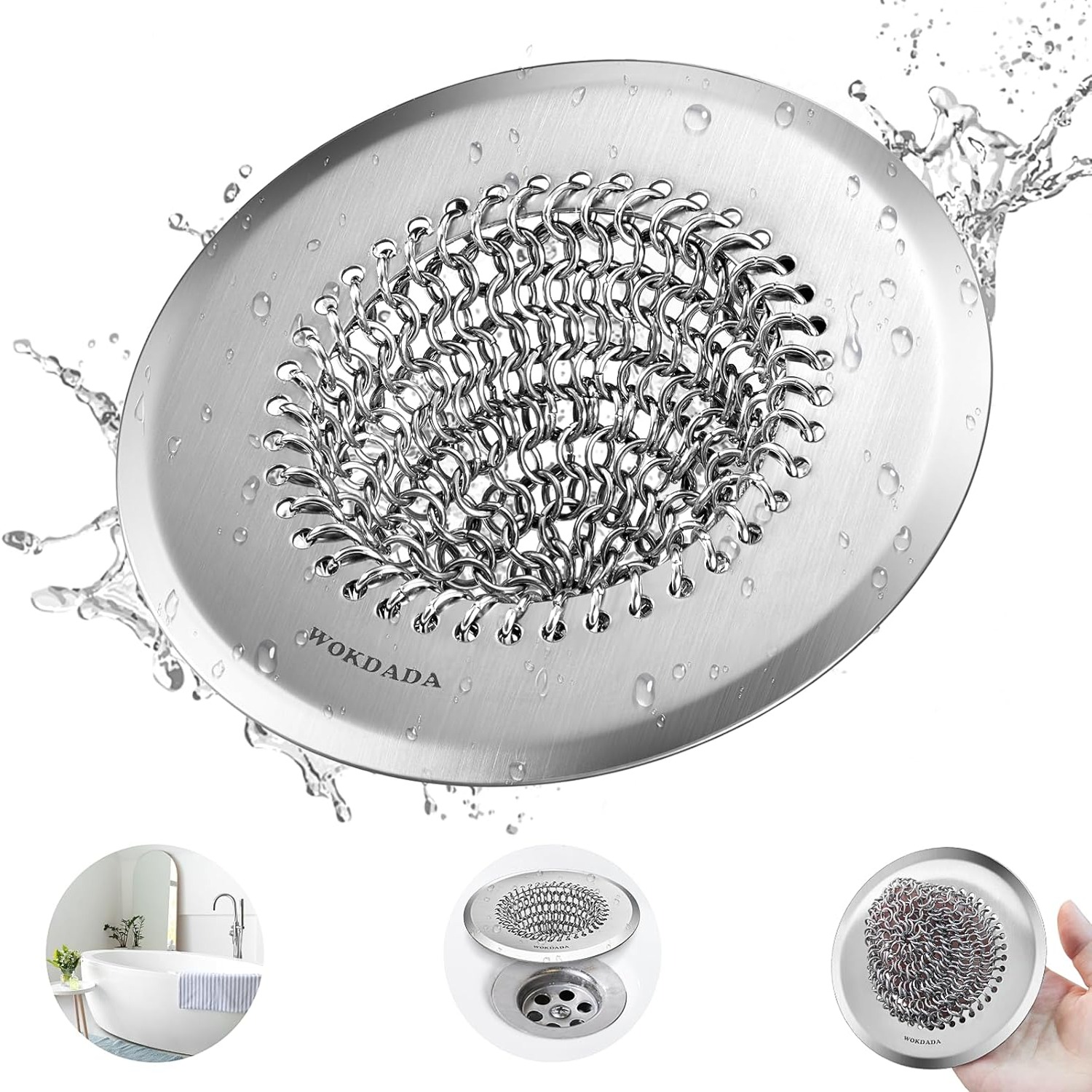 Flip Clean Shower Hair Catcher 11cm