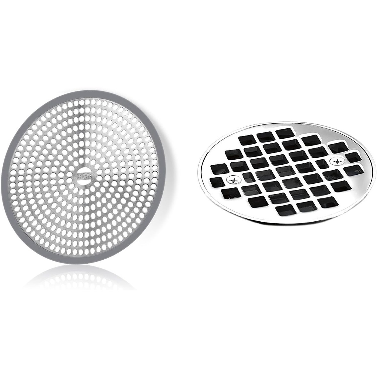 Stainless Steel and Silicone Shower Hair Catcher