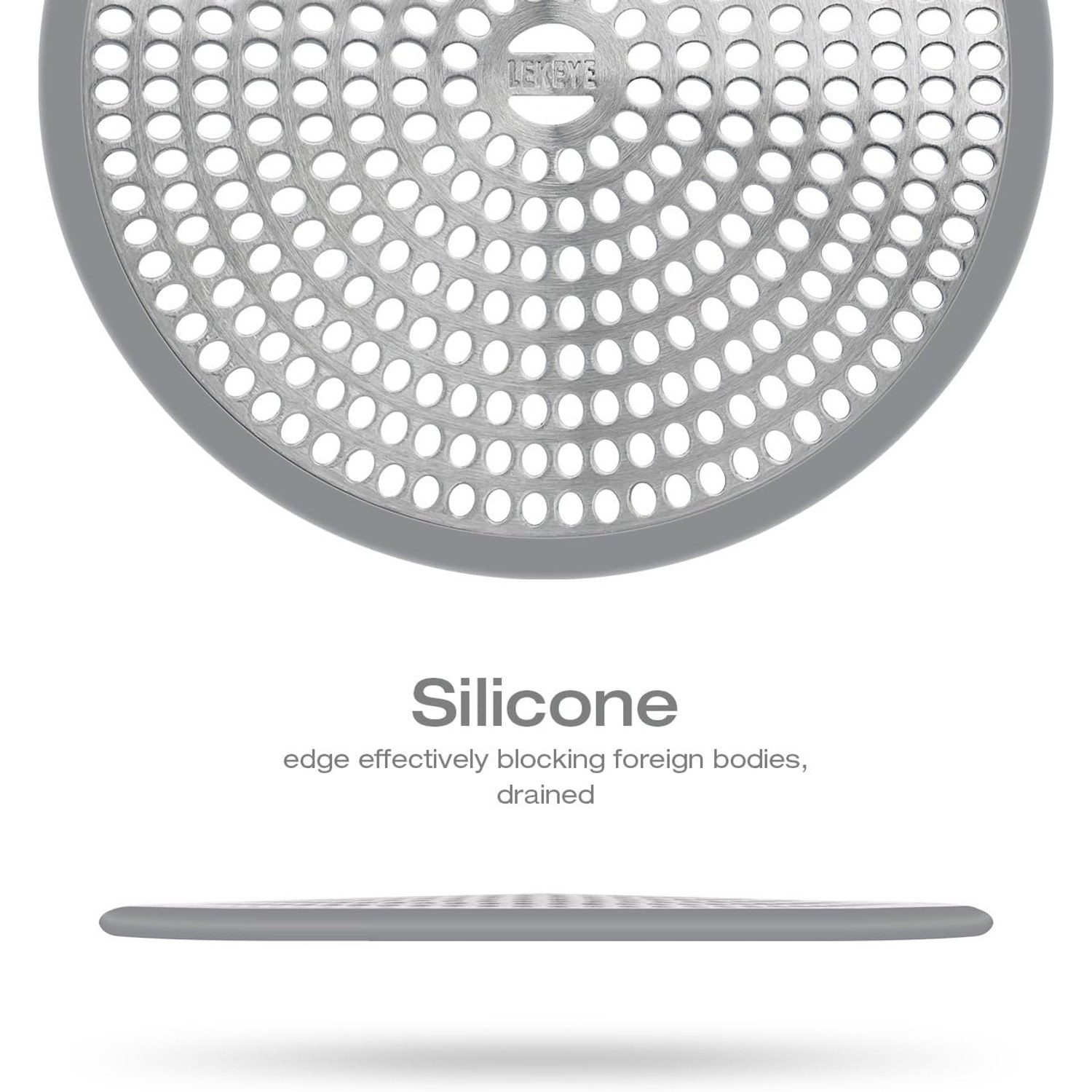 Stainless Steel and Silicone Shower Hair Catcher
