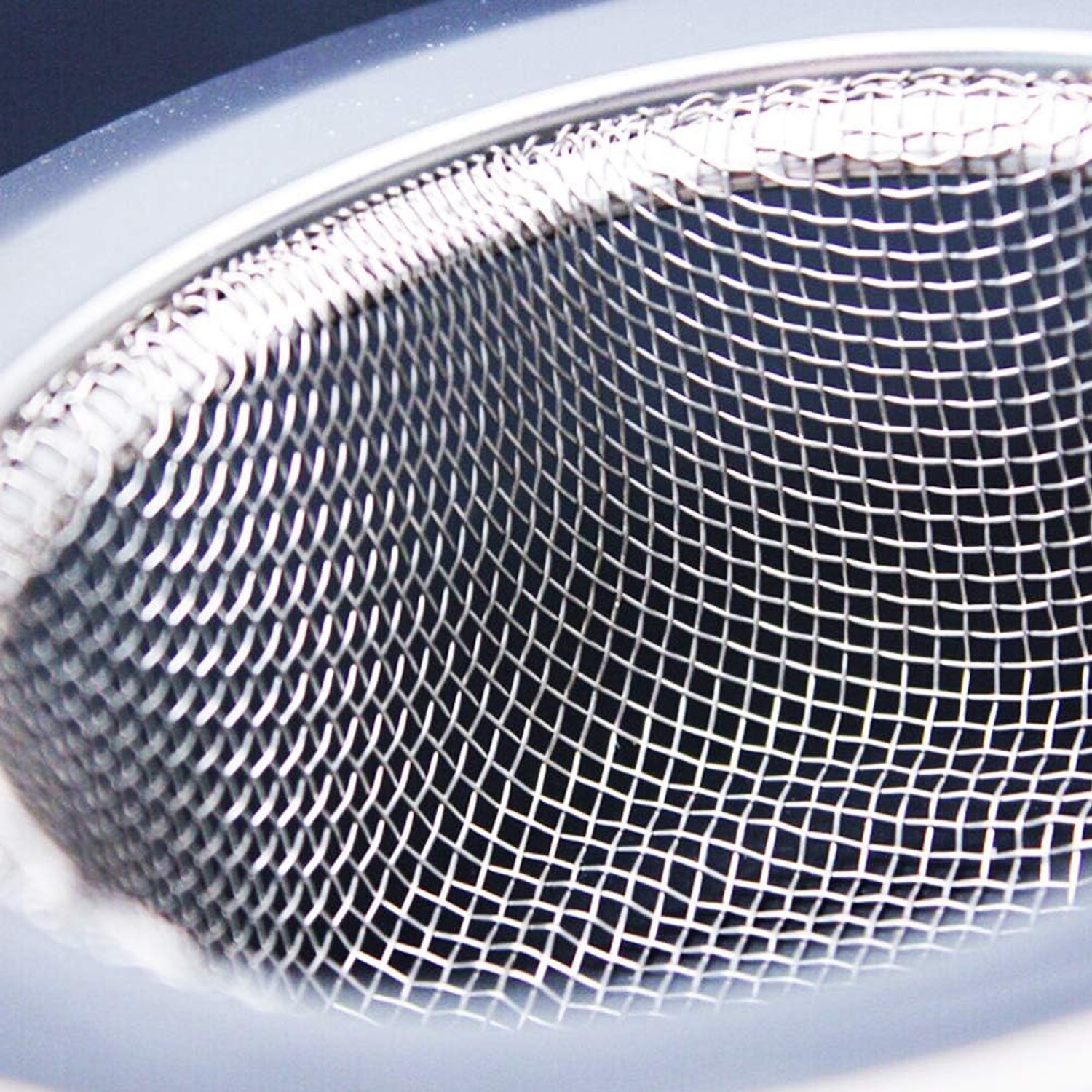 Stainless Steel Hair Strainer 75mm (2 Pack)