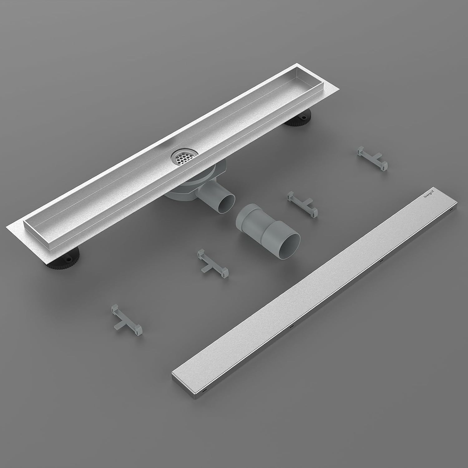 500mm Linear Shower Drain in Stainless Steel: image 7