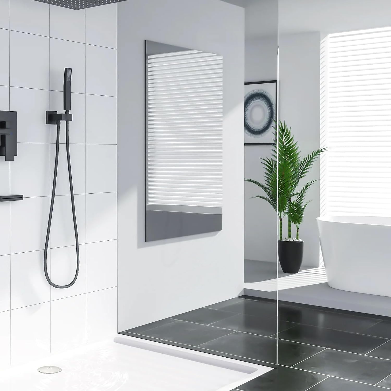 Chrome Shower Drain Cover and Trap Cup, 2 Pack: image 6