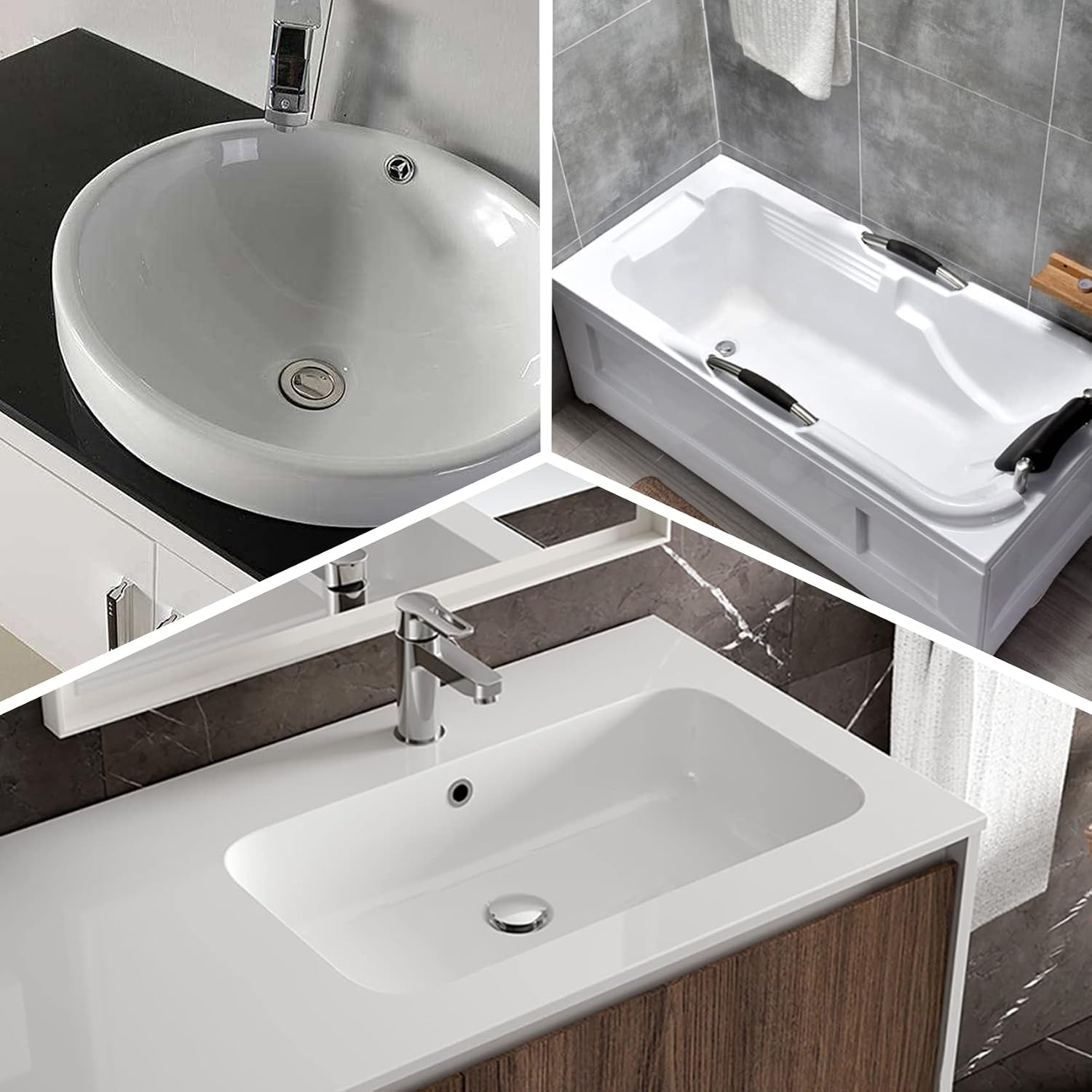 Brass Basin Plug with Hair Basket (34-38mm): image 3