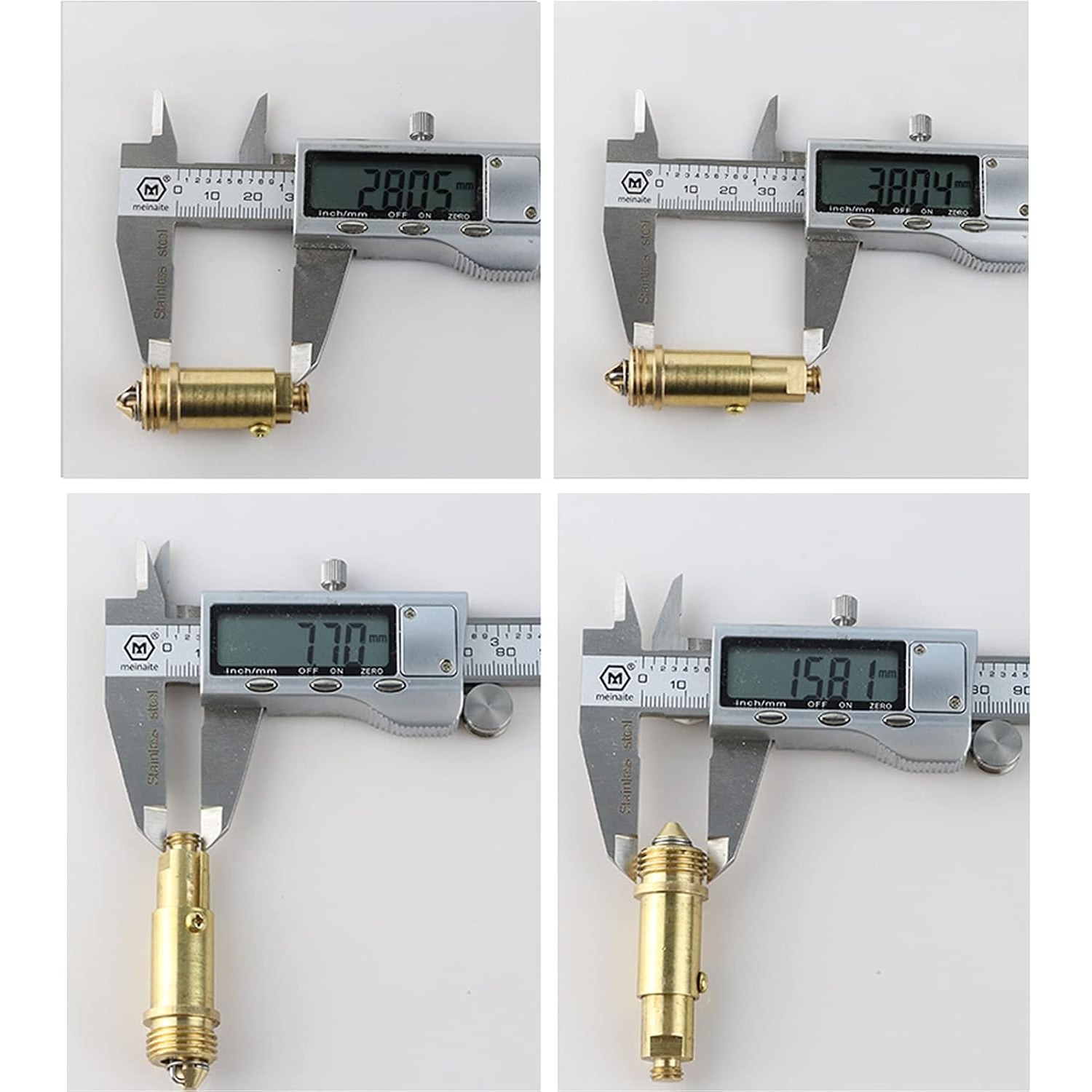 Brass Click Clack Basin Plug with Chrome Finish: image 6