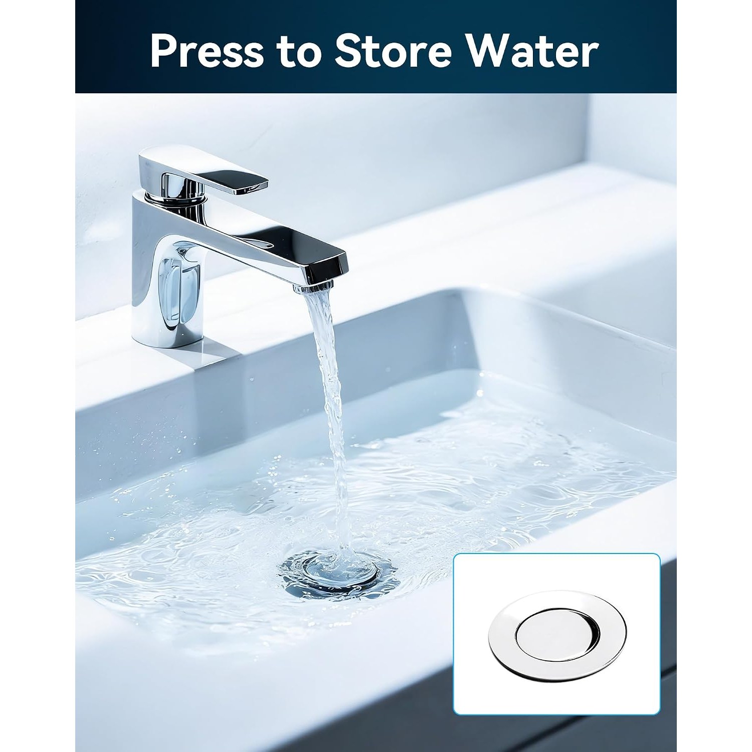 Pop Up Basin Plug with Strainer (34 to 45mm): image 5