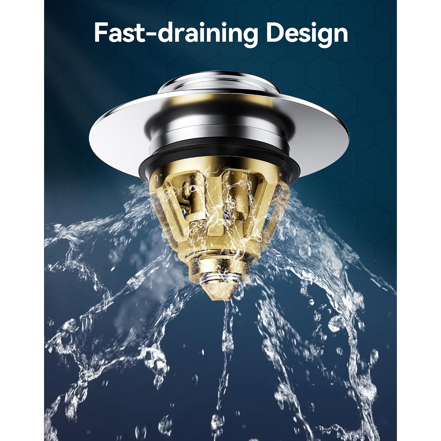Pop Up Basin Plug with Strainer (34 to 45mm): image 8
